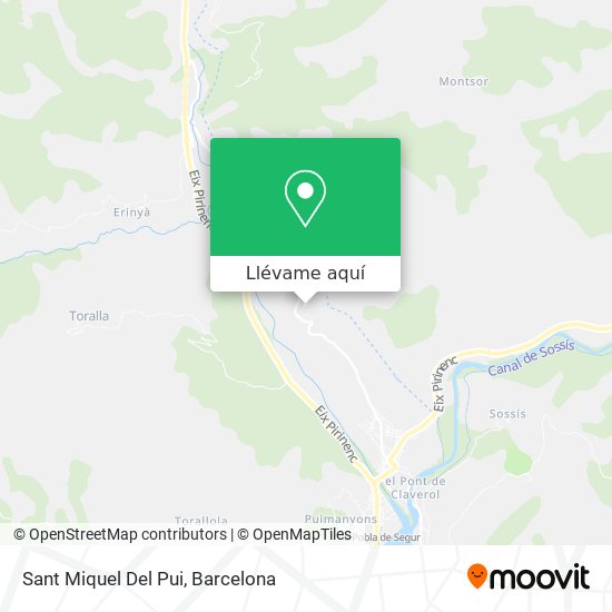 Mapa Sant Miquel Del Pui