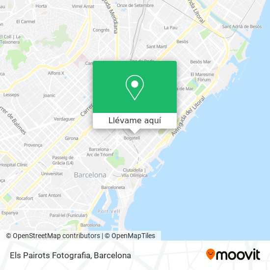 Mapa Els Pairots Fotografia