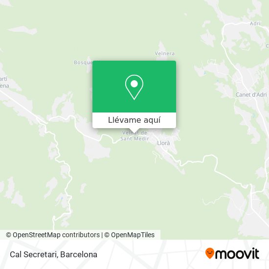 Mapa Cal Secretari