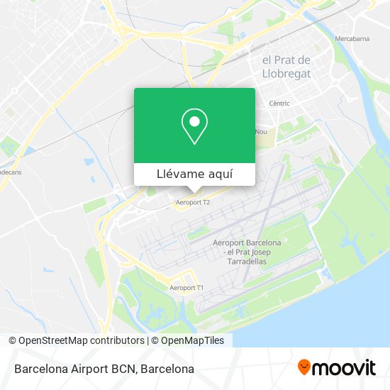 Mapa Barcelona Airport BCN