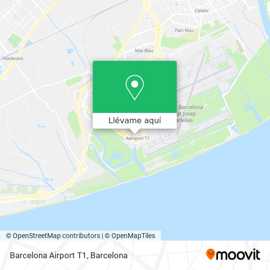 Mapa Barcelona Airport T1
