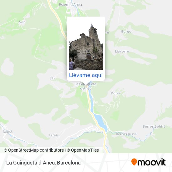 Mapa La Guingueta d Àneu