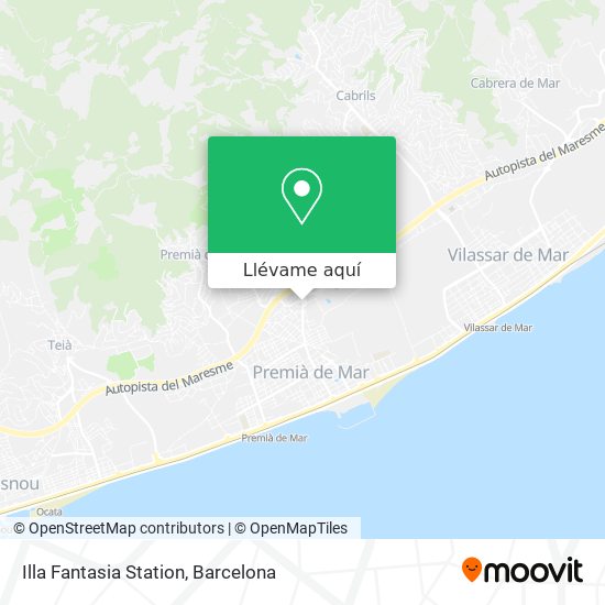 Mapa Illa Fantasia Station