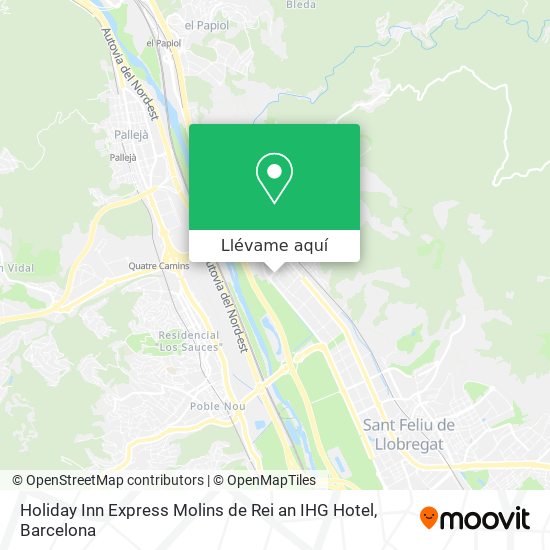 Mapa Holiday Inn Express Molins de Rei an IHG Hotel