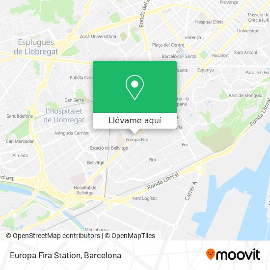 Mapa Europa Fira Station