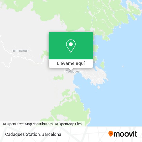 Mapa Cadaqués Station