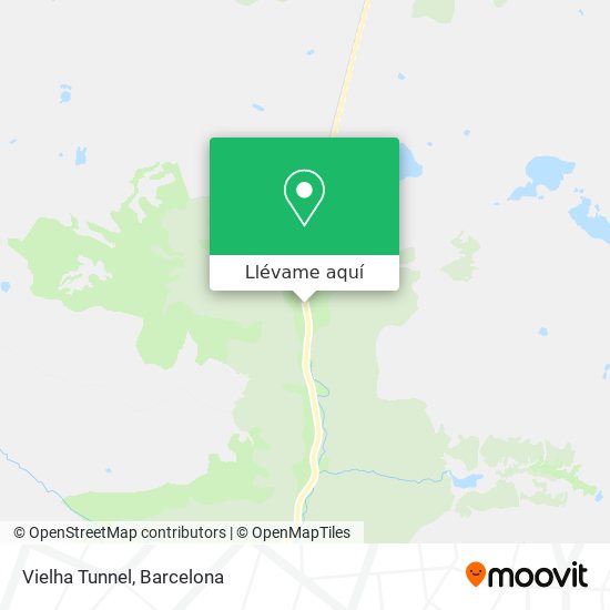 Mapa Vielha Tunnel