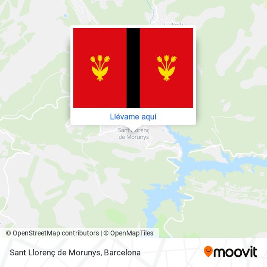 Mapa Sant Llorenç de Morunys
