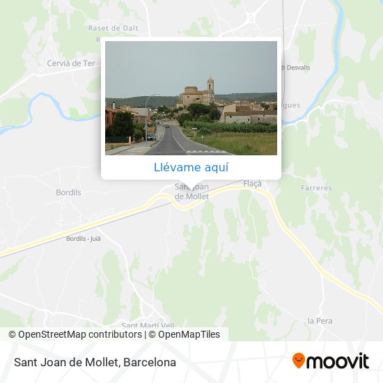 Mapa Sant Joan de Mollet