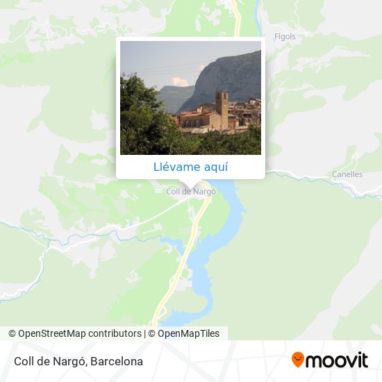 Mapa Coll de Nargó