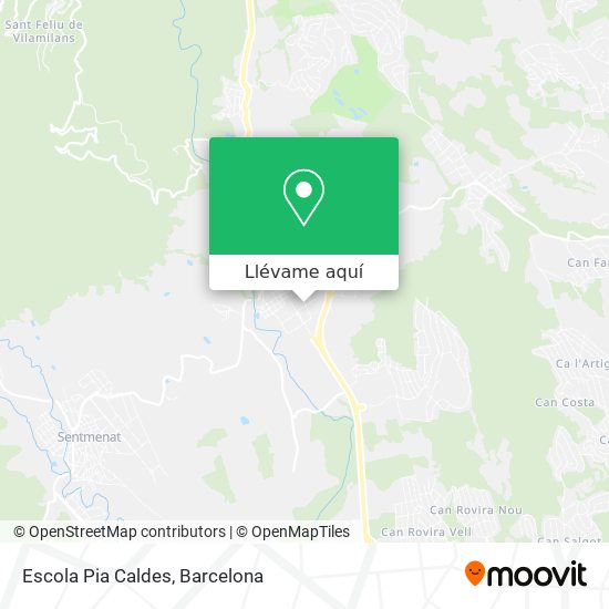 Mapa Escola Pia Caldes