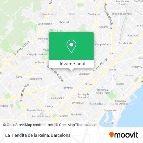 Mapa La Tiendita de la Reina