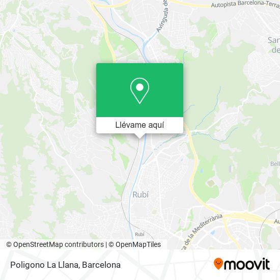 Mapa Poligono La Llana
