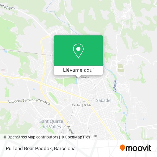 Mapa Pull and Bear Paddok