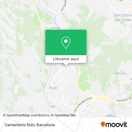 Mapa Cementerio Rubi
