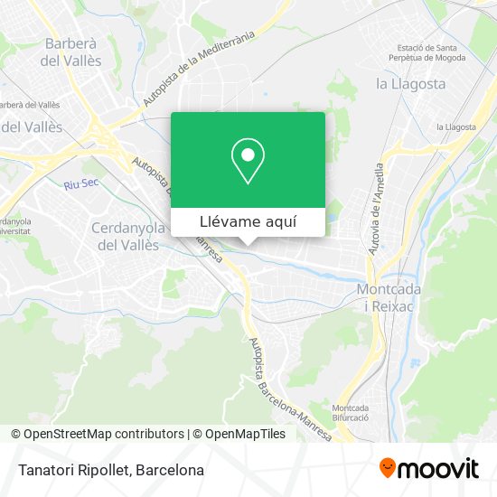 Mapa Tanatori Ripollet