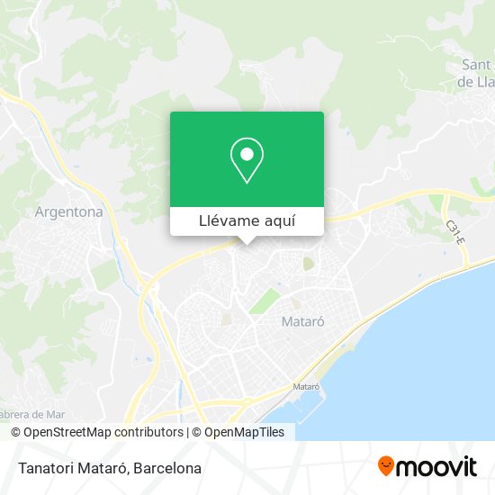 Mapa Tanatori Mataró