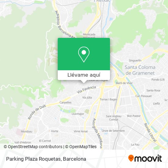 Mapa Parking Plaza Roquetas