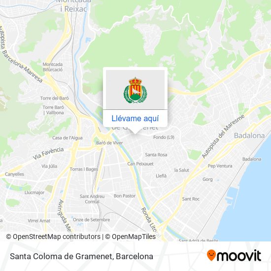 ¿Cómo llegar a Santa Coloma de Gramenet en Santa Coloma De Gramenet en Autobús, Metro, Tren o Funicular?
