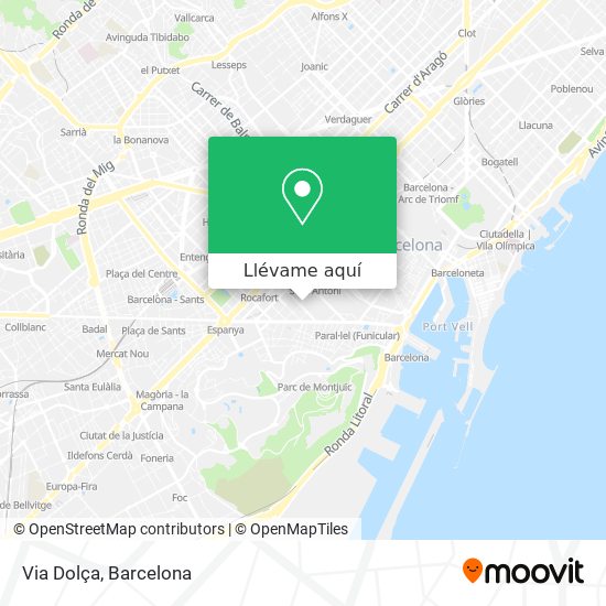 Mapa Via Dolça