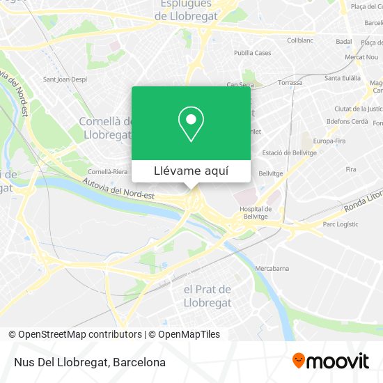 Mapa Nus Del Llobregat