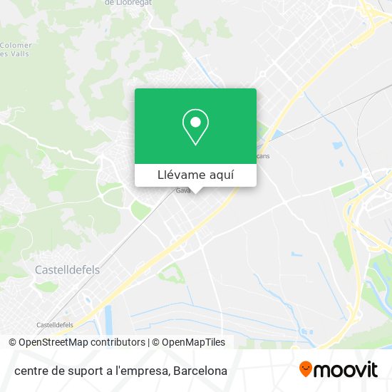 Mapa centre de suport a l'empresa