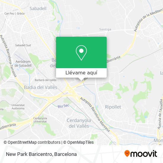 Mapa New Park Baricentro