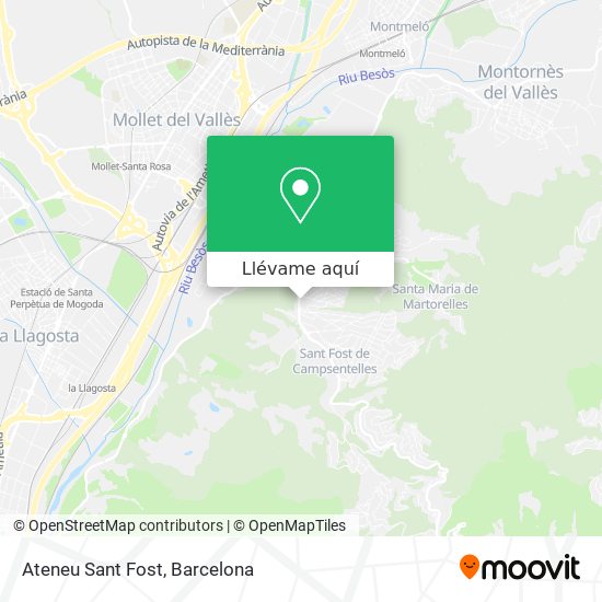 Mapa Ateneu Sant Fost