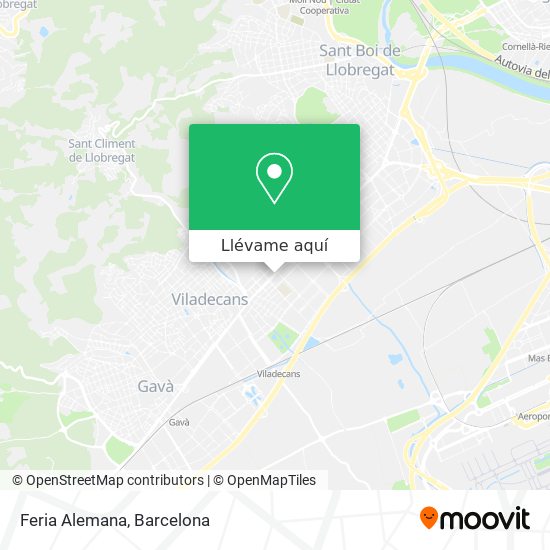 Mapa Feria Alemana