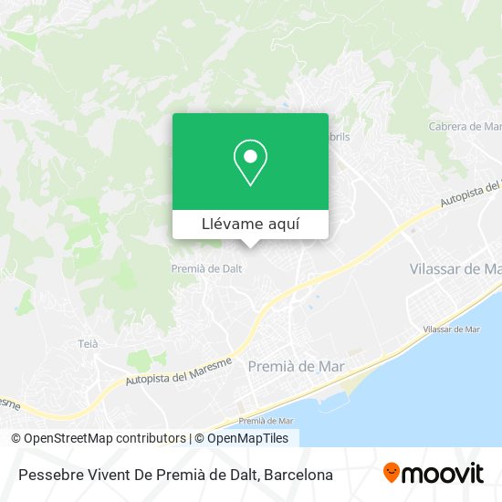 Mapa Pessebre Vivent De Premià de Dalt