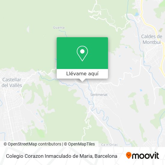 Mapa Colegio Corazon Inmaculado de Maria