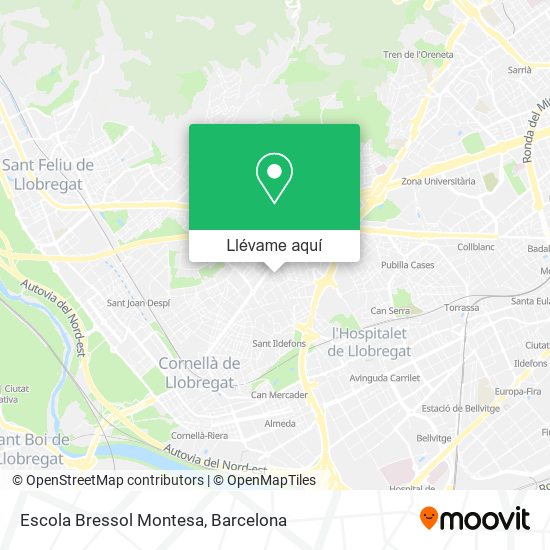 Mapa Escola Bressol Montesa