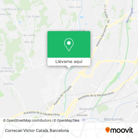 Mapa Correcan Víctor Català