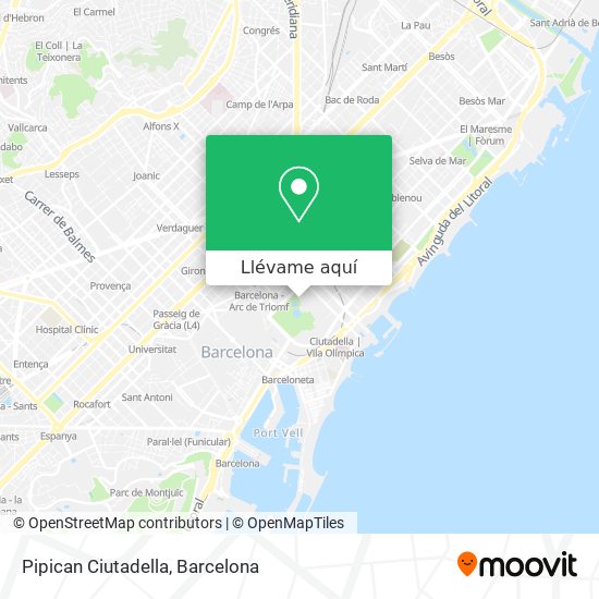 Mapa Pipican Ciutadella