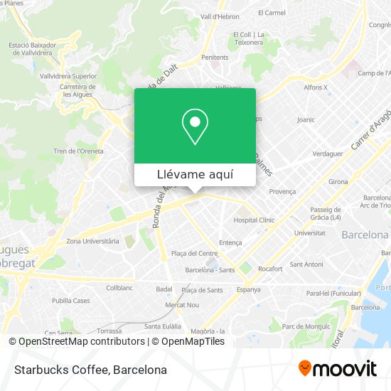 Mapa Starbucks Coffee