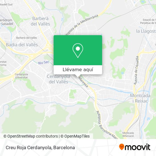 Mapa Creu Roja Cerdanyola