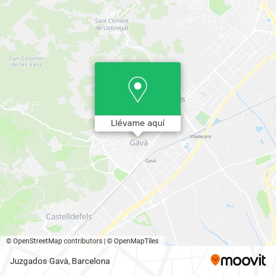 Mapa Juzgados Gavà