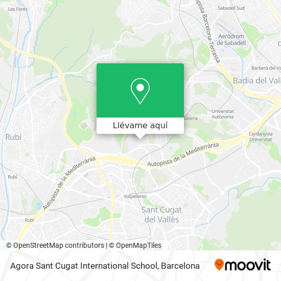 Mapa Agora Sant Cugat International School