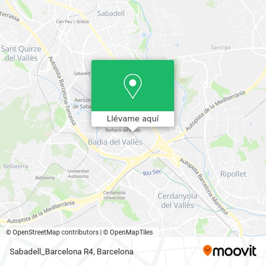 Mapa Sabadell_Barcelona R4