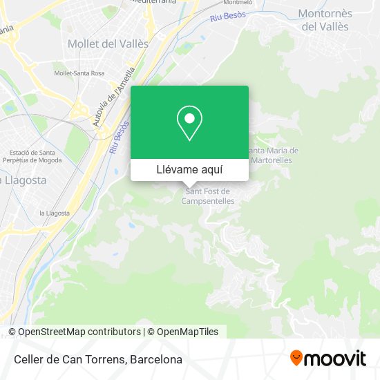 Mapa Celler de Can Torrens