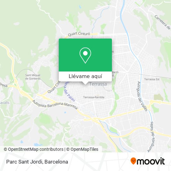 Mapa Parc Sant Jordi