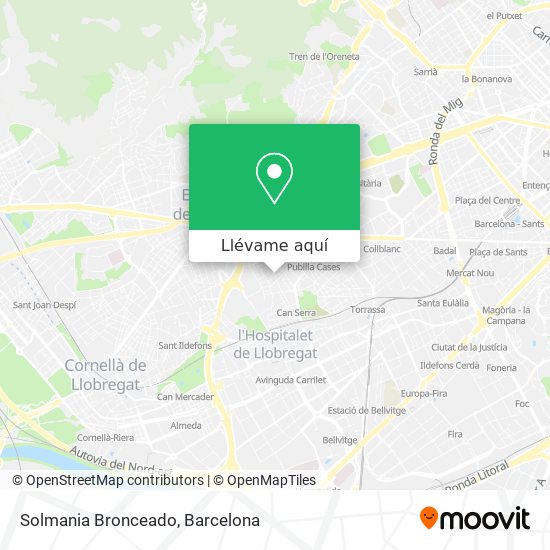 Mapa Solmania Bronceado
