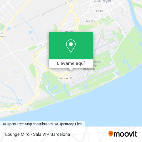 Mapa Lounge Miró - Sala VIP