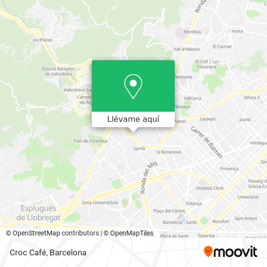 Mapa Croc Café