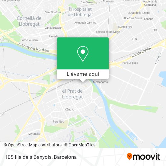 Mapa IES Illa dels Banyols