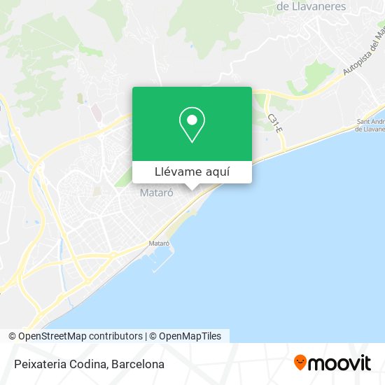 Mapa Peixateria Codina