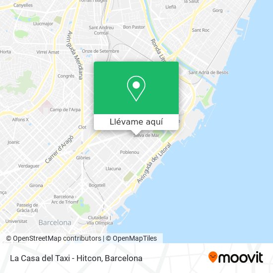 Mapa La Casa del Taxi - Hitcon