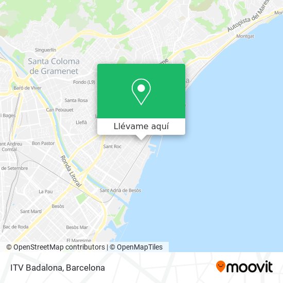 Mapa ITV Badalona