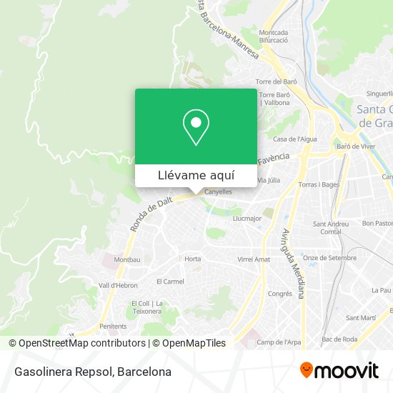 Mapa Gasolinera Repsol