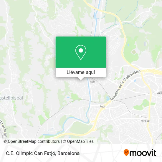 Mapa C.E. Olimpic Can Fatjó